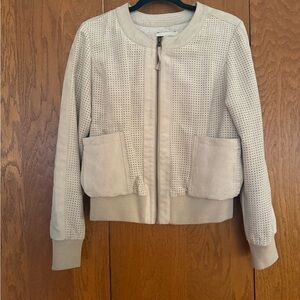 Hei Hei Anthropologie Women's Beige Vegan Jacket